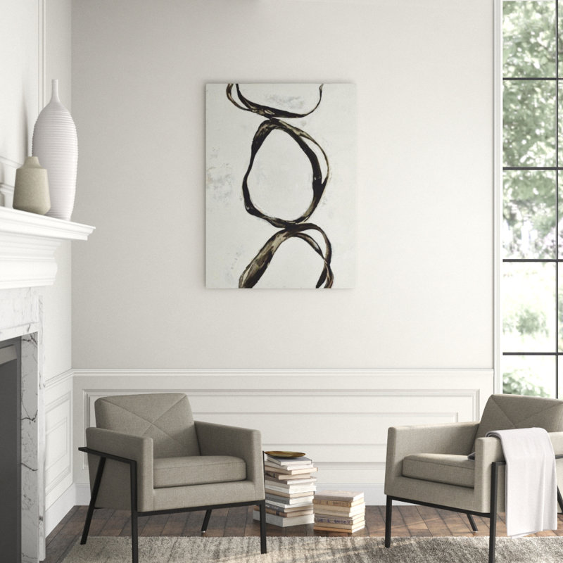 Black Tail Painting by Sara Brown, 49" H x 36" W, Glass Coat