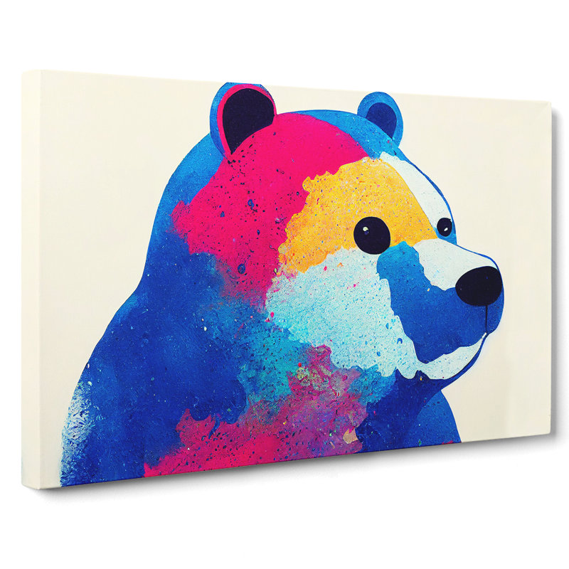 Bear Splash Vol.7 Abstract - Wrapped Canvas, 40cm H x 60cm W x 3cm D