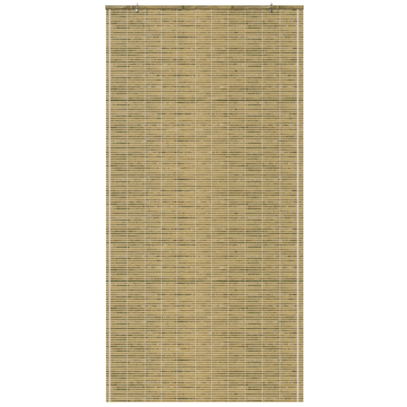 Rideaux en bambou sans cordon, l 36 po x L 72 po, Naturel