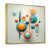 Toile avec cadre flottant or