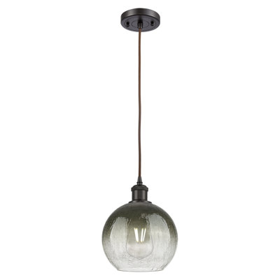 Ballston - Brookhaven Globe - 1 Light 8" Cord Hung Mini Pendant