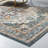 Modway Tribute Diantha Distressed Vintage Floral Vintage Medallion Area Rug, 8x10, Multicolor-884147788