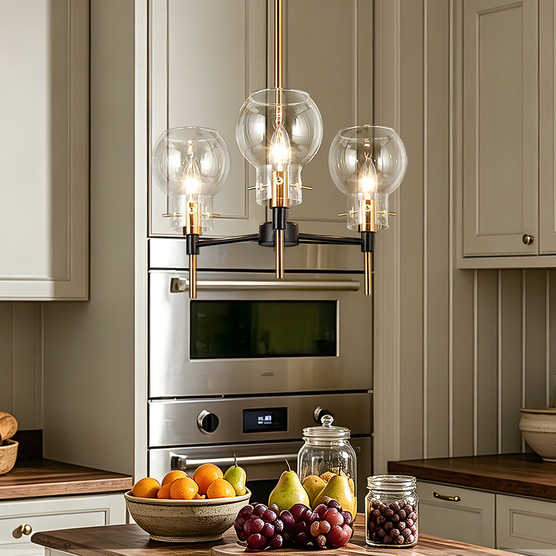 Lustre linéaire moderne à 3 lumières Satilla