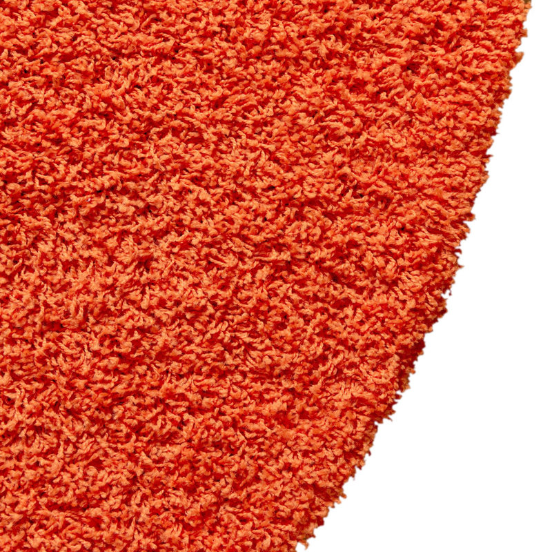 Tapis orange Torun, Rond 6 pi 1 po