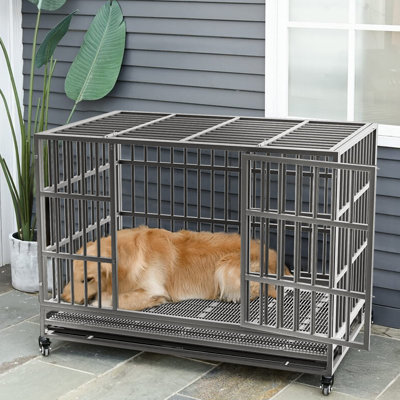 48 Inch Heavy Duty Indestructible Dog Crate
