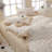 Muti-Floral Pattern Ruffle Laced Cotton Duvet Cover Set-109792749-109792755