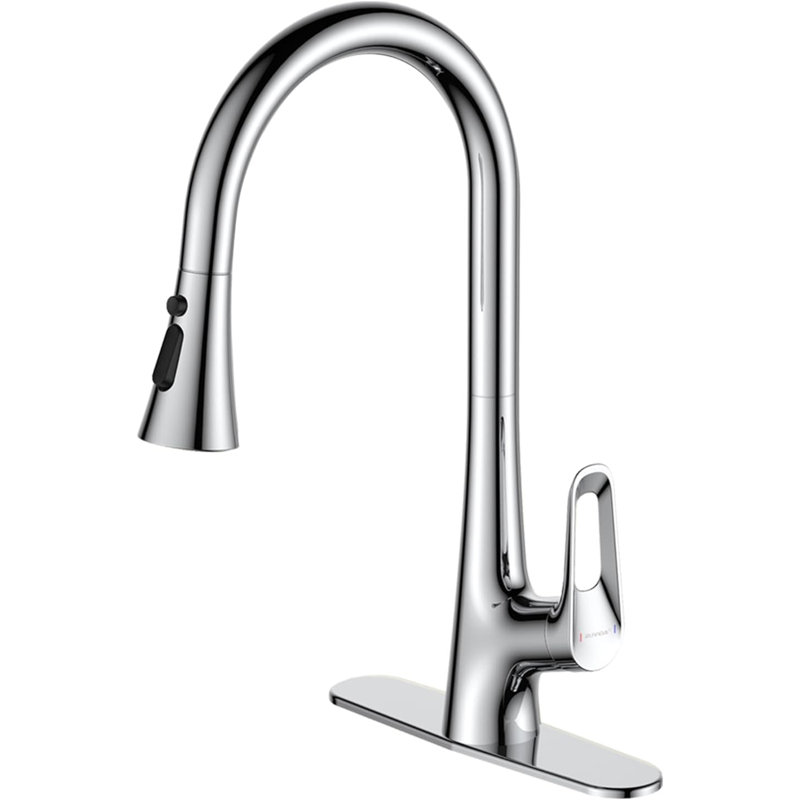 Robinets de cuisine Ruvida, robinet de cuisine, robinet de cuisine avec douchette rétractable, robinet d'évier de cuisine adapté au camping-car campagnard
