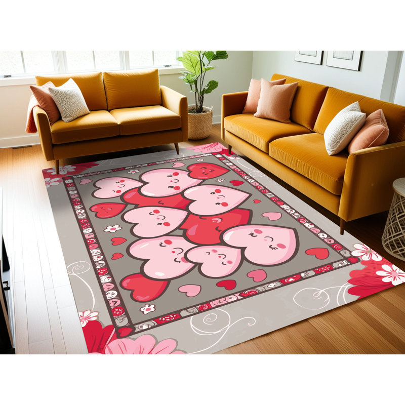 Tapis de Noël East Urban Home, Rectangulaire 2 pi x 3 pi