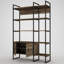 Bibliothèque standard en métal Chesney H 70,9 po x l 47,2 po-185517812