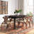 Giovanny Rectangular Extension Dining Table, Dark Tobacco