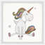 «Leamon Unicorn Cutie», ensemble de 2 reproductions encadrées-2041675060