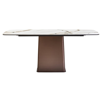 Metal Base Dining Table