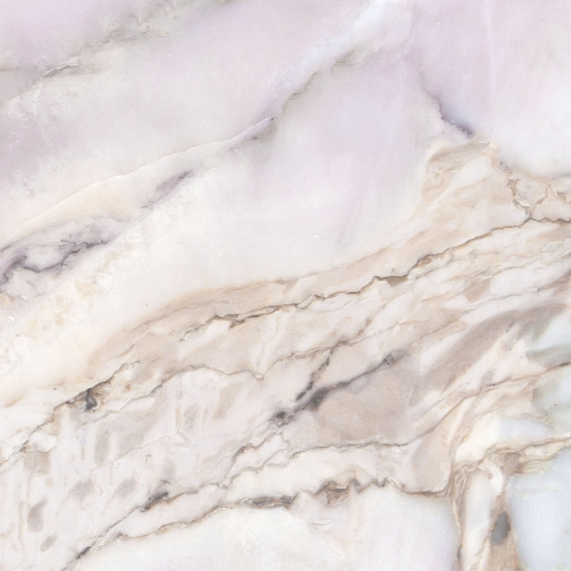 White And Tan Marble - Wrapped Canvas Painting, 30cm H x 30cm W x 3.8cm D