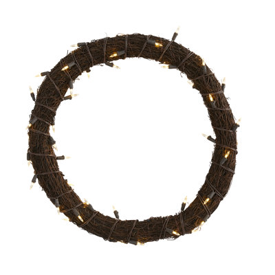 Couronne de vigne lumineuse 20 po