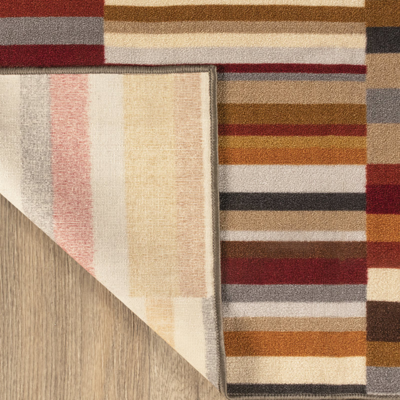 Elizardo Striped Indoor Rug, Rectangle 5' x 8'