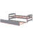 Twin Platform Bed with Trundle-980153850