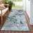 Machine Washable Indoor/Outdoor Jenning ACN2264 Floral Rug-1994984495