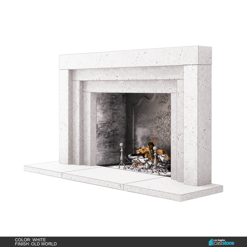 Contempo Fireplace Surround, Old World White