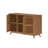 Solid Wood Mid Century Modern TV Stand, 2 Door w/ Middle Shelf 49 x 16 x 30in-1336961593