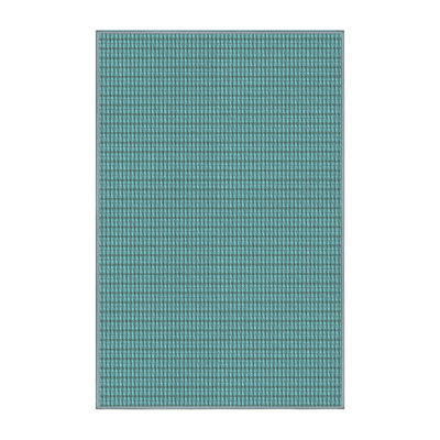 Tapis en laine bleu sarcelle