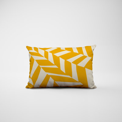 Polyester / Mélange de polyester Housse de coussin rectangulaire intérieure / extérieure lombaire et insert