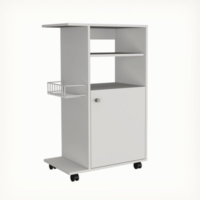 Versatile Kitchen Cart with Efficient Storage and Mobility for a Neat Culinary Space