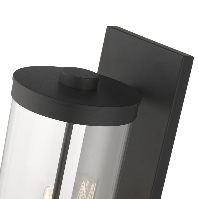 Binghamton Wall Light, Textured Black