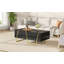 Table basse rectangulaire haute brillance