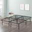 Matelas en mousse à mémoire de forme mi-ferme 6 po Wayfair Sleep et cadre de lit en acier pliable 14 po-70958323-70958327