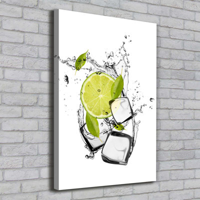 Limonka And Ice - Wrapped Canvas Print