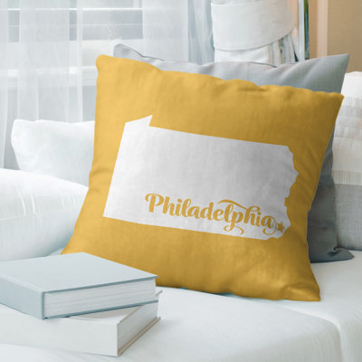Coussin en lin états-unis & villes