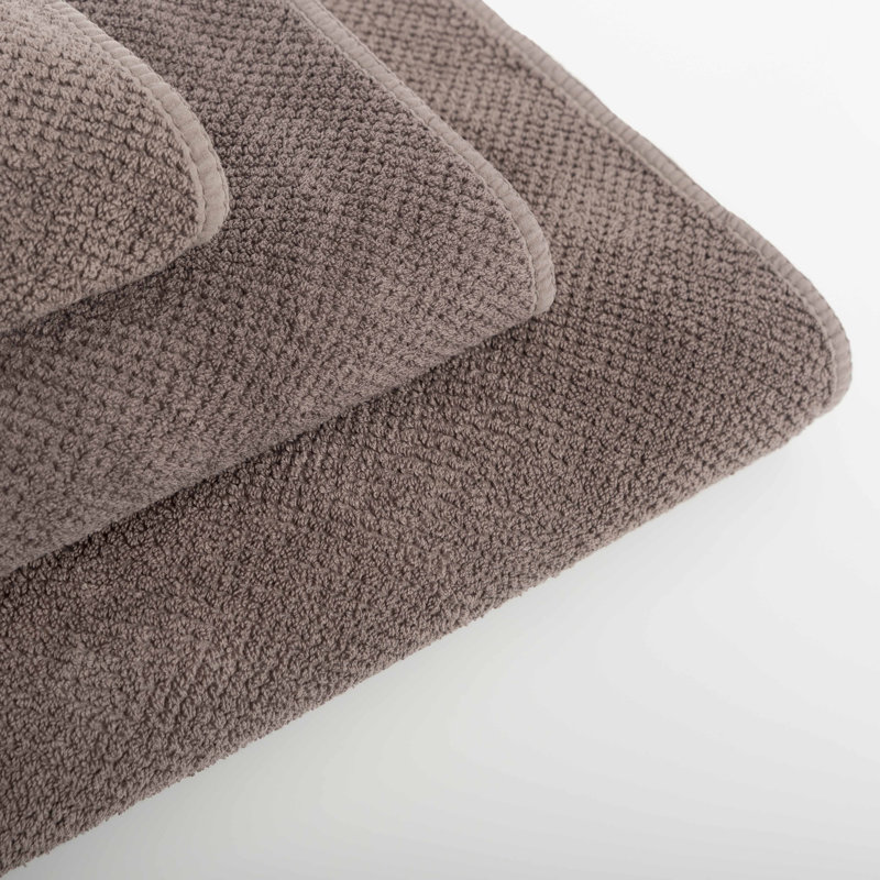 Bee Waffle Bath Towel, Anthracite, Bath Sheet 1-Pack