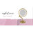 Round Freestanding Mirror