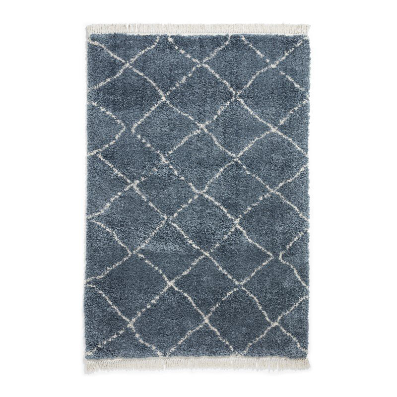Pechler area rug Machine Woven Blue, Rectangle 80 x 150cm