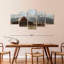 Grange Moulton Barn sur toile, 5 pièces-93821803