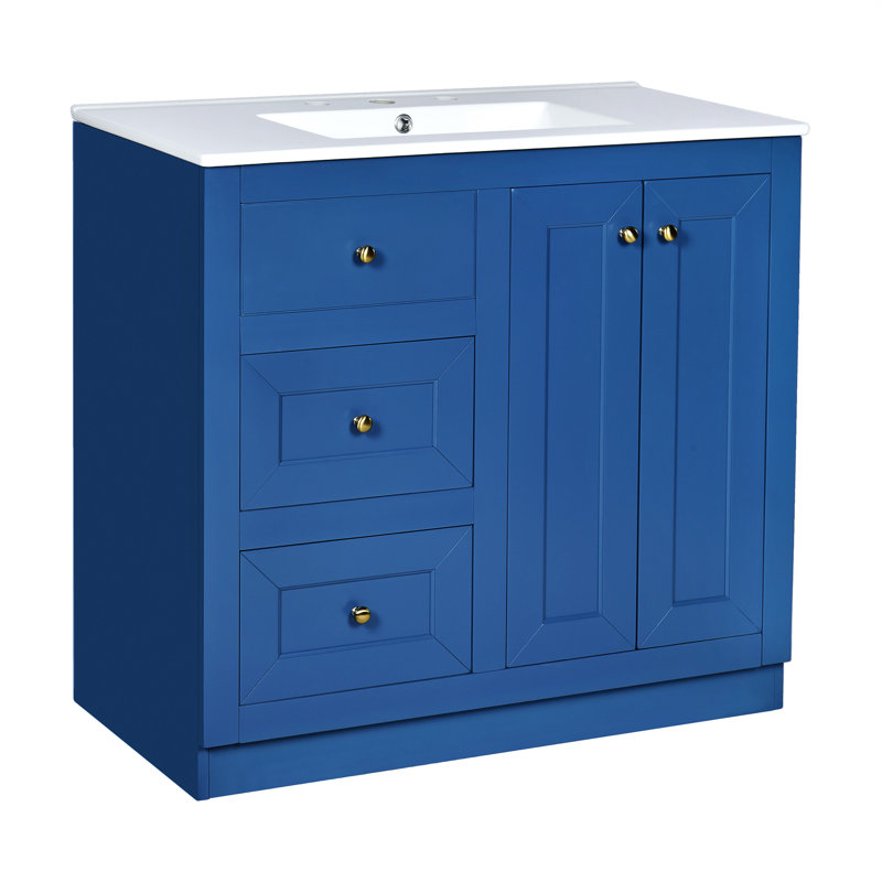 Bathroom Vanity With Ceramic Sink