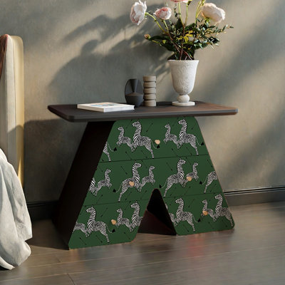 Armoire de rangement artistique pour table d'appoint