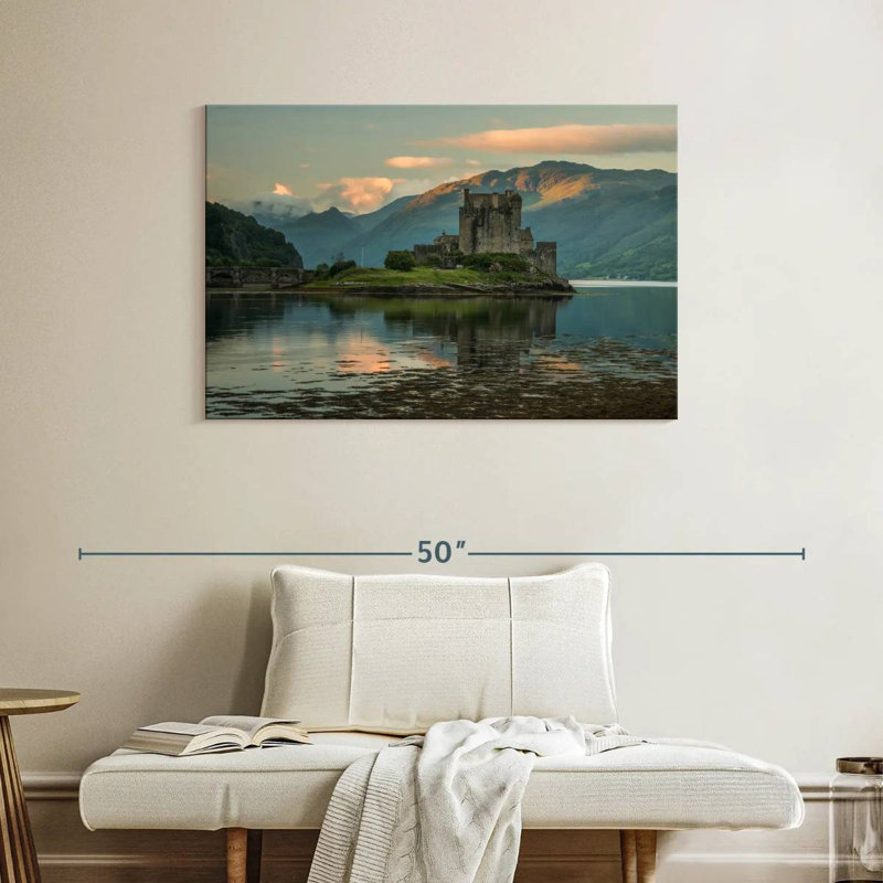 Lilie Eilean Donan Castle West, H 26 po x l 39 po