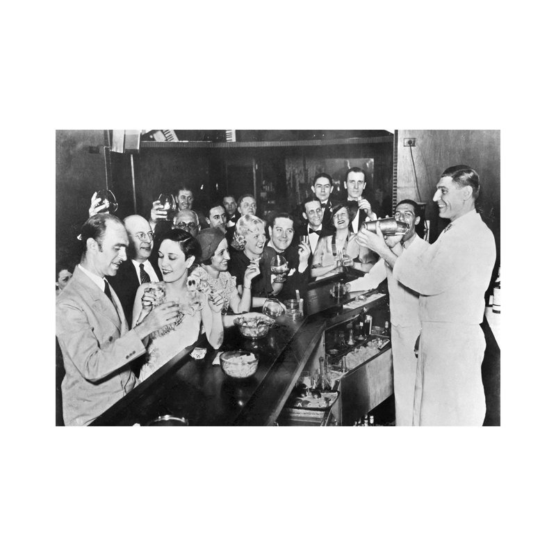 Prohibition Repeal, 1933 - Reproduction de photo sur toile tendue, H 8 po x l 12 po x P 0,75 po