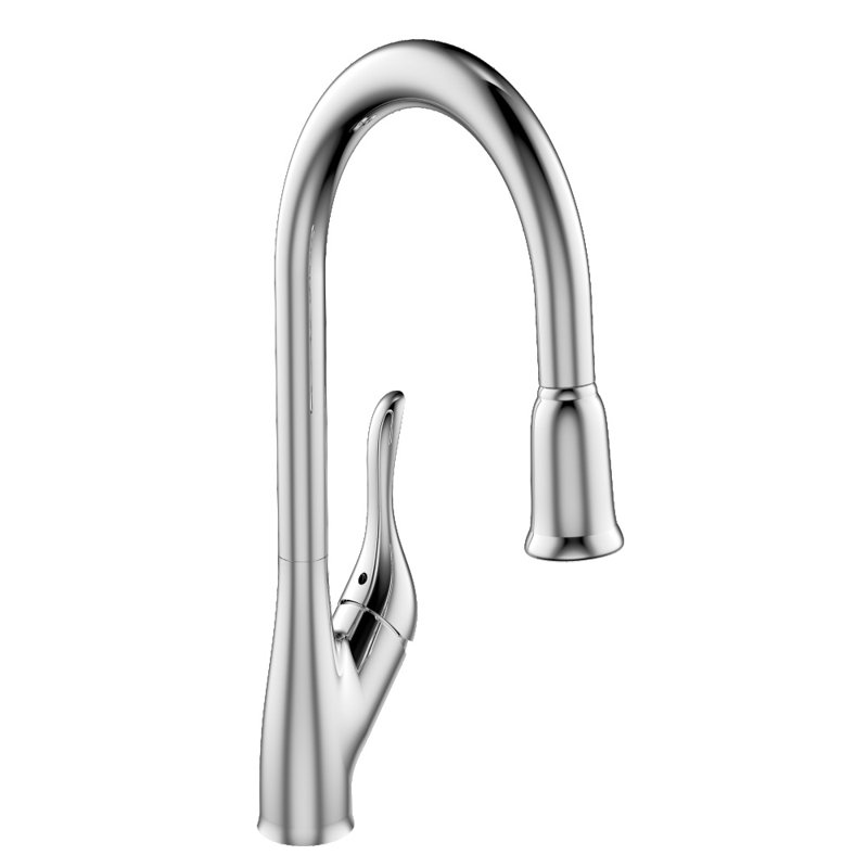 Robinet rétractable de cuisine Allora USA, Chrome