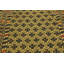 Tapis beige en laine 4 pi x 6 pi 6 po one-of-kind à la main noué la Warminster