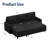 77.2" Upholstered Sleeper Sofa Bed-133079074