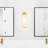 Izaguirre 2-Light Wall Sconce with Medallion Gold Finish For Bathroom, Hallway, Bedroom – G9 LED Only, Bulbs Not Included – Adjustable Arm Design