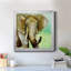 Painterly Elephant - Cadre photo, reproduction d'art sur toile-919631457-919631480