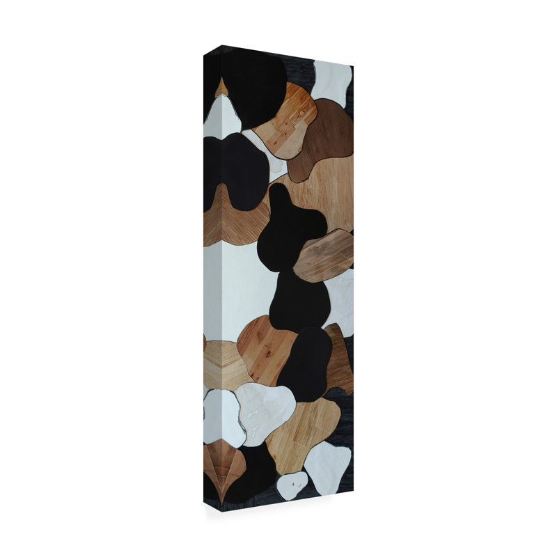 Chocolat, guimauve, noix et iv sur toile par Coco Good Print, H 32 po x l 10 po x P 2 po