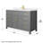 Beckett 54" Freestanding Single Bathroom Vanity with Cultured Marble Top-52605375-61131909-52605376