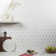 Diapson 9.75 in. x 10 in. Polished Marble Mosaic Tile