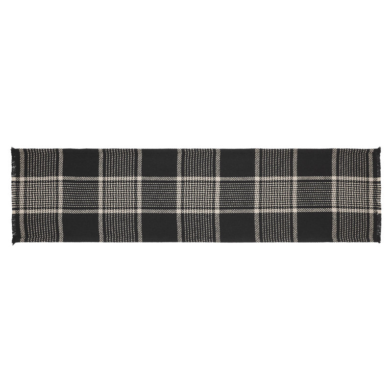 Chemin de table en mélange de polyester 70% coton / 30% polyester Vergean, L 48 po x P 12 po