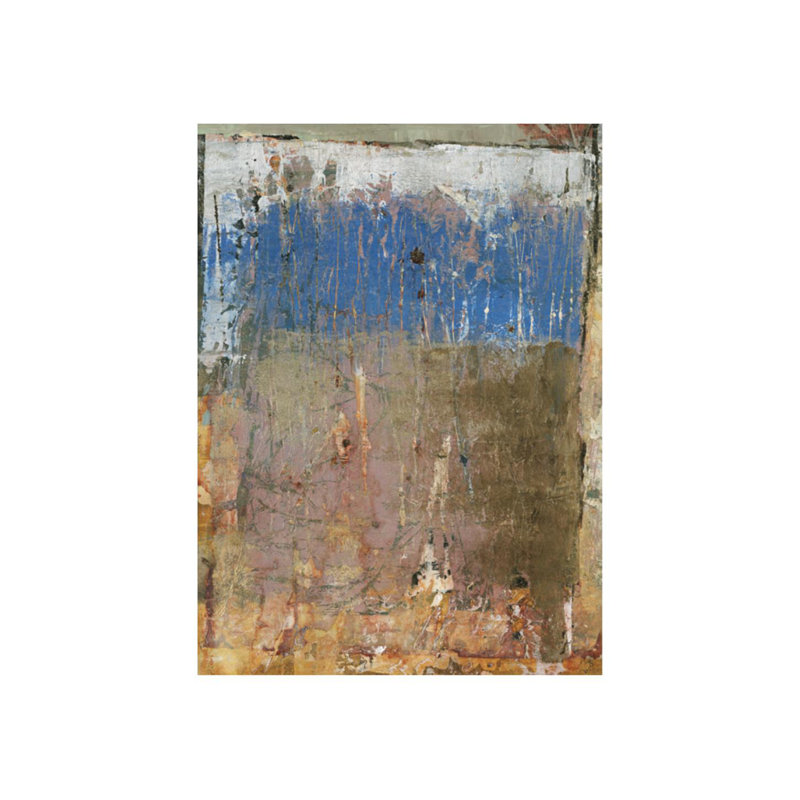 Aged Wall IX Painting by Alexys Henry, Knife Gel, 27" H x 20" W