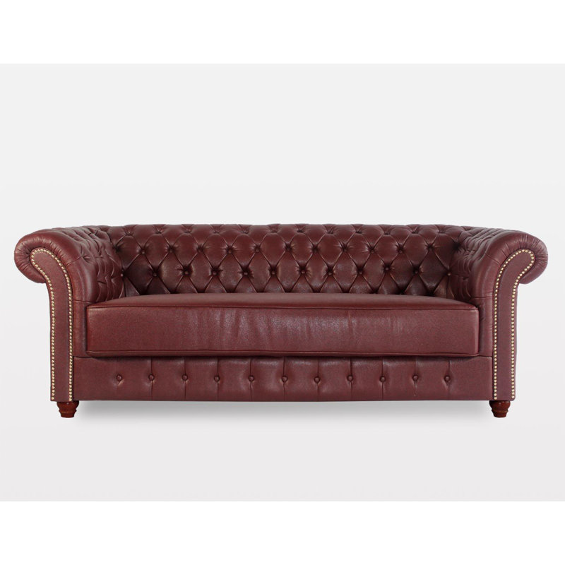 81'' Faux Leather Sofa